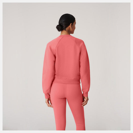 Bandier Fleece Crew | New Balance Clothing Watermelon - Women