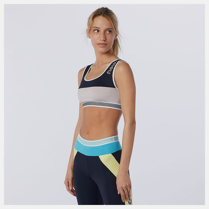 Achiever Remix Crop Top | New Balance Clothing Logwood - Women