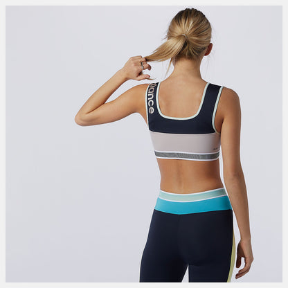 Achiever Remix Crop Top | New Balance Clothing Logwood - Women