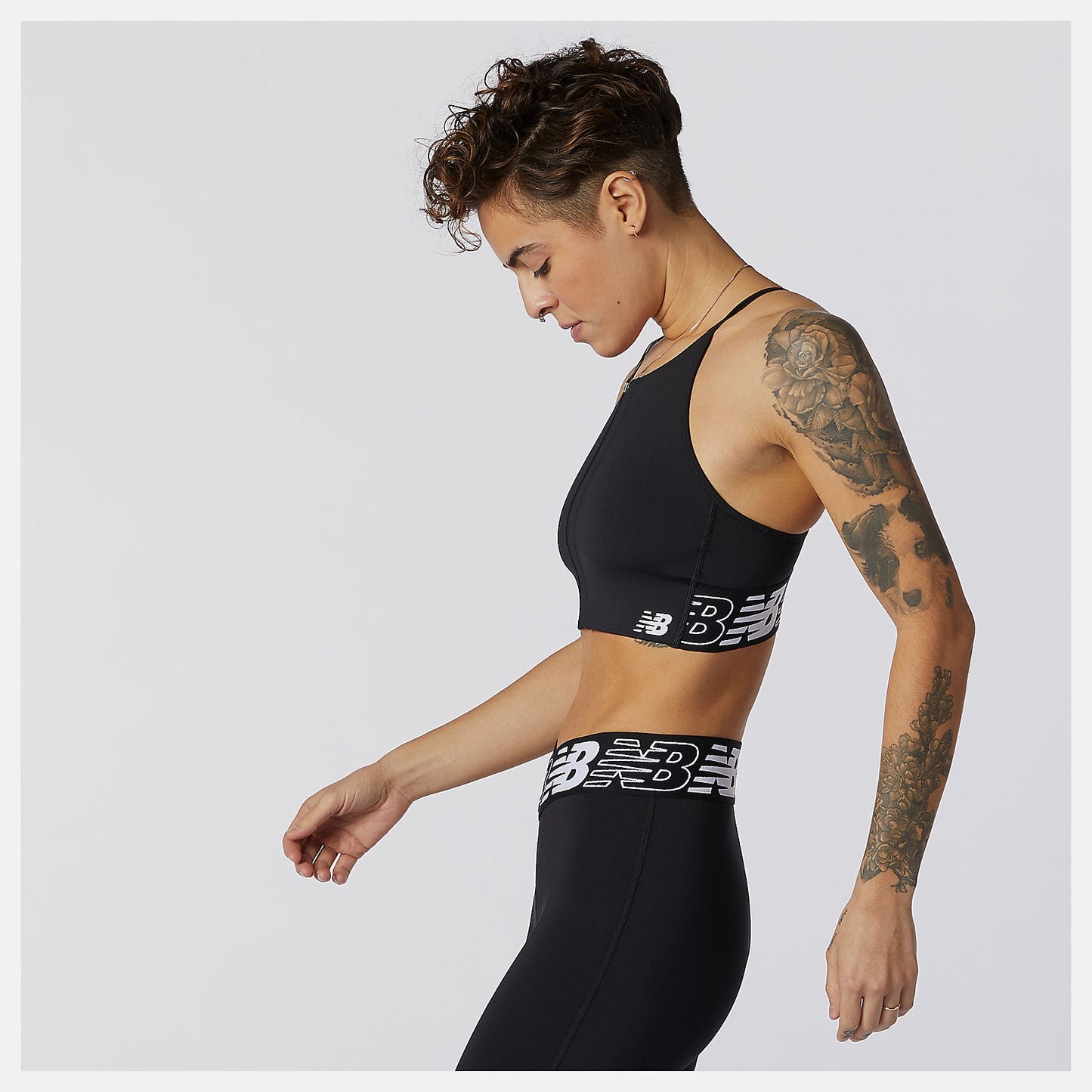 Relentless Crop Top | New Balance Clothing Black - Women
