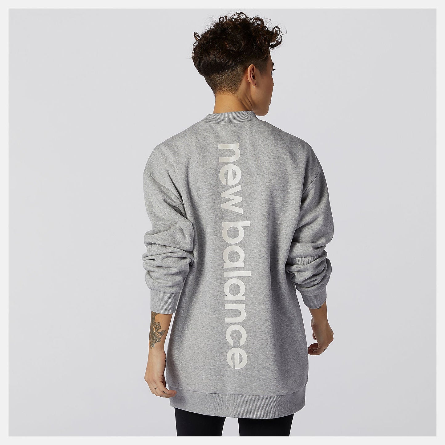 Achiever Crew Sweatshirt | New Balance Clothing Athletic Grey - Women
