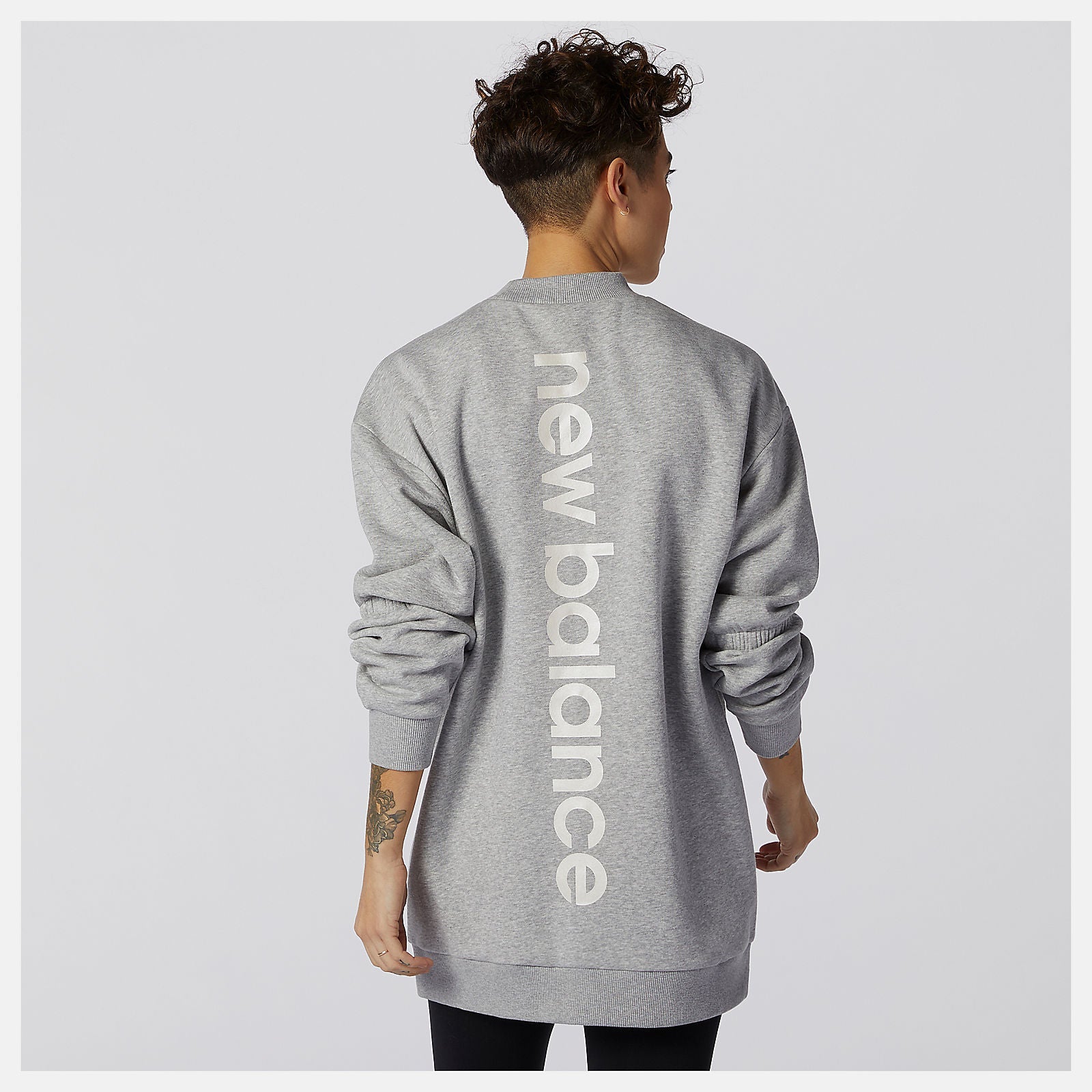Achiever Crew Sweatshirt | New Balance Clothing Athletic Grey - Women