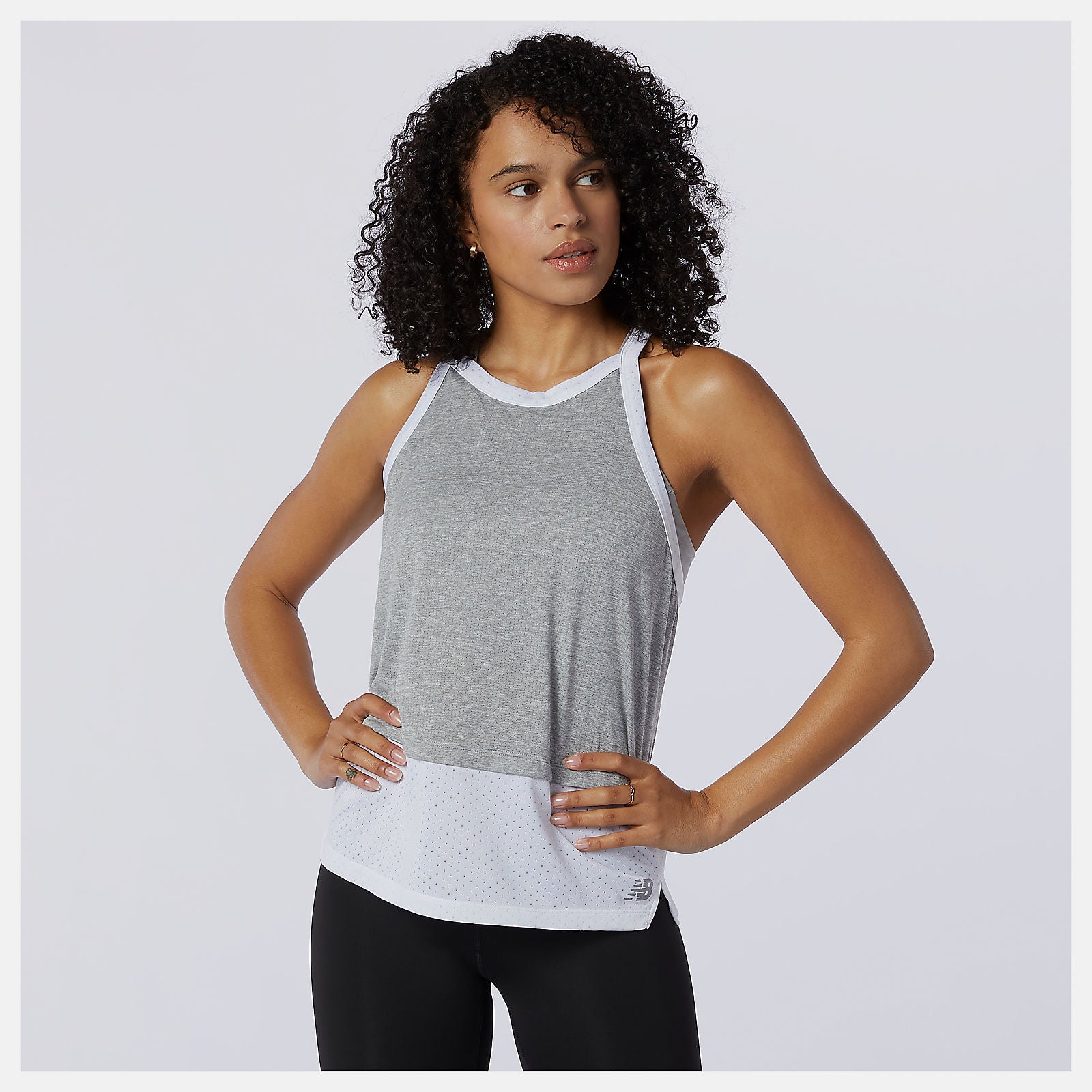 Impact Run Hybrid Tank | New Balance Clothing Athletic Grey - Women