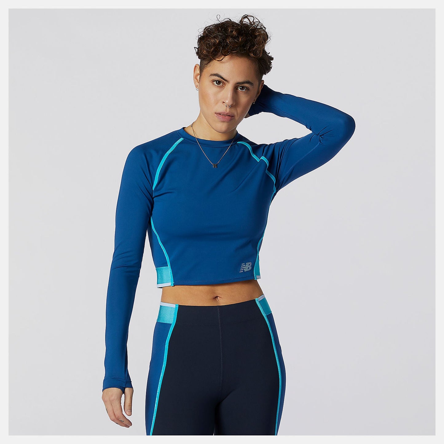 Q Speed Fuel Long Sleeve | New Balance Clothing Captain Blue - Women