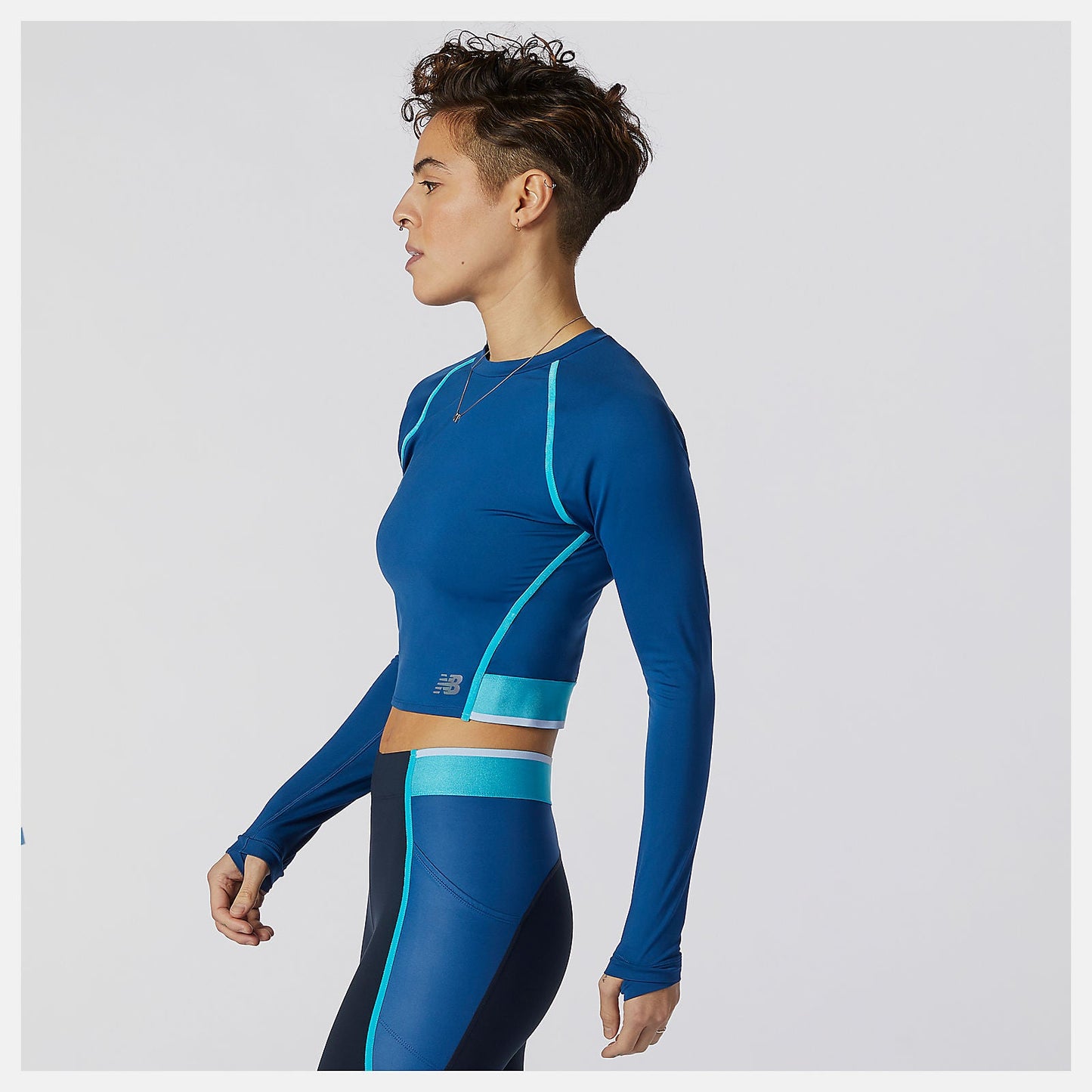 Q Speed Fuel Long Sleeve | New Balance Clothing Captain Blue - Women