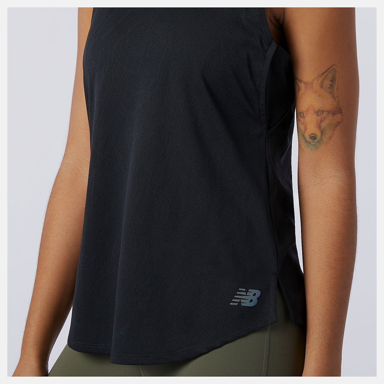 Q Speed Fuel Jacquard Tank | New Balance Clothing Black - Women
