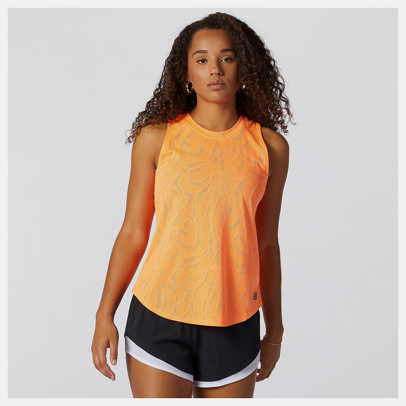Q Speed Fuel Jacquard Tank | New Balance Clothing Citrus Punch - Women