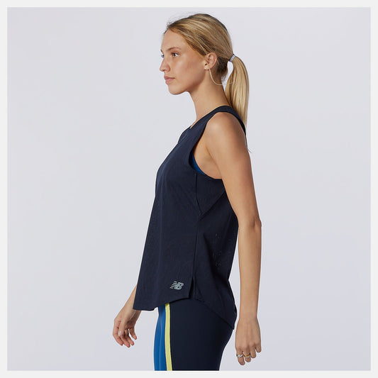 Q Speed Fuel Jacquard Tank | New Balance Clothing Eclipse - Women