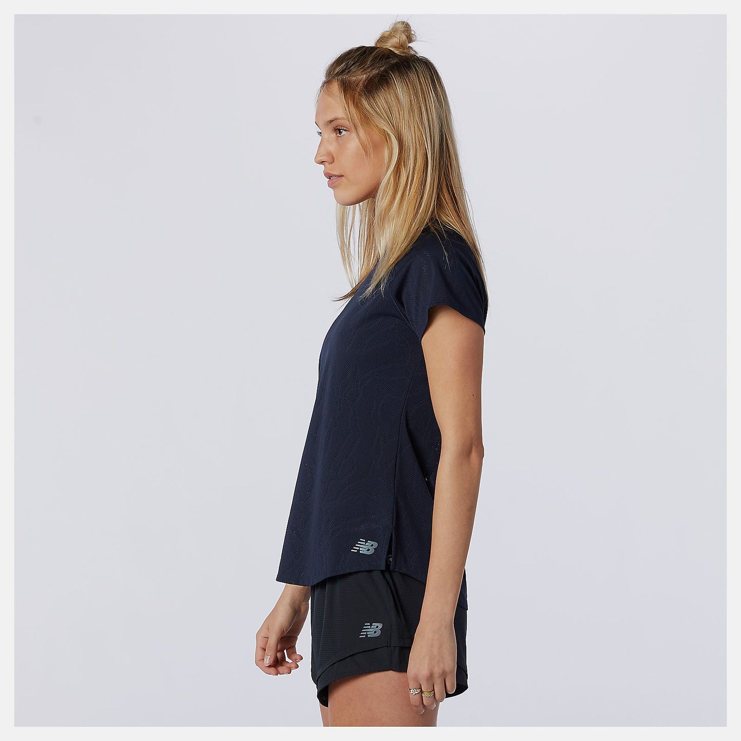 Q Speed Fuel Jacquard Short Sleeve | New Balance Clothing Eclipse - Women
