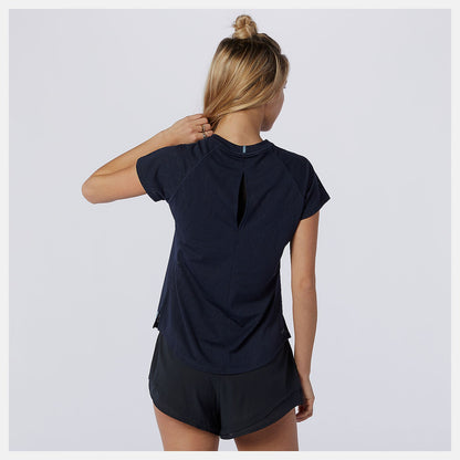 Q Speed Fuel Jacquard Short Sleeve | New Balance Clothing Eclipse - Women