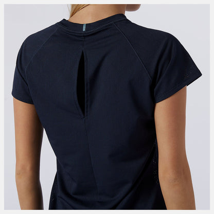 Q Speed Fuel Jacquard Short Sleeve | New Balance Clothing Eclipse - Women