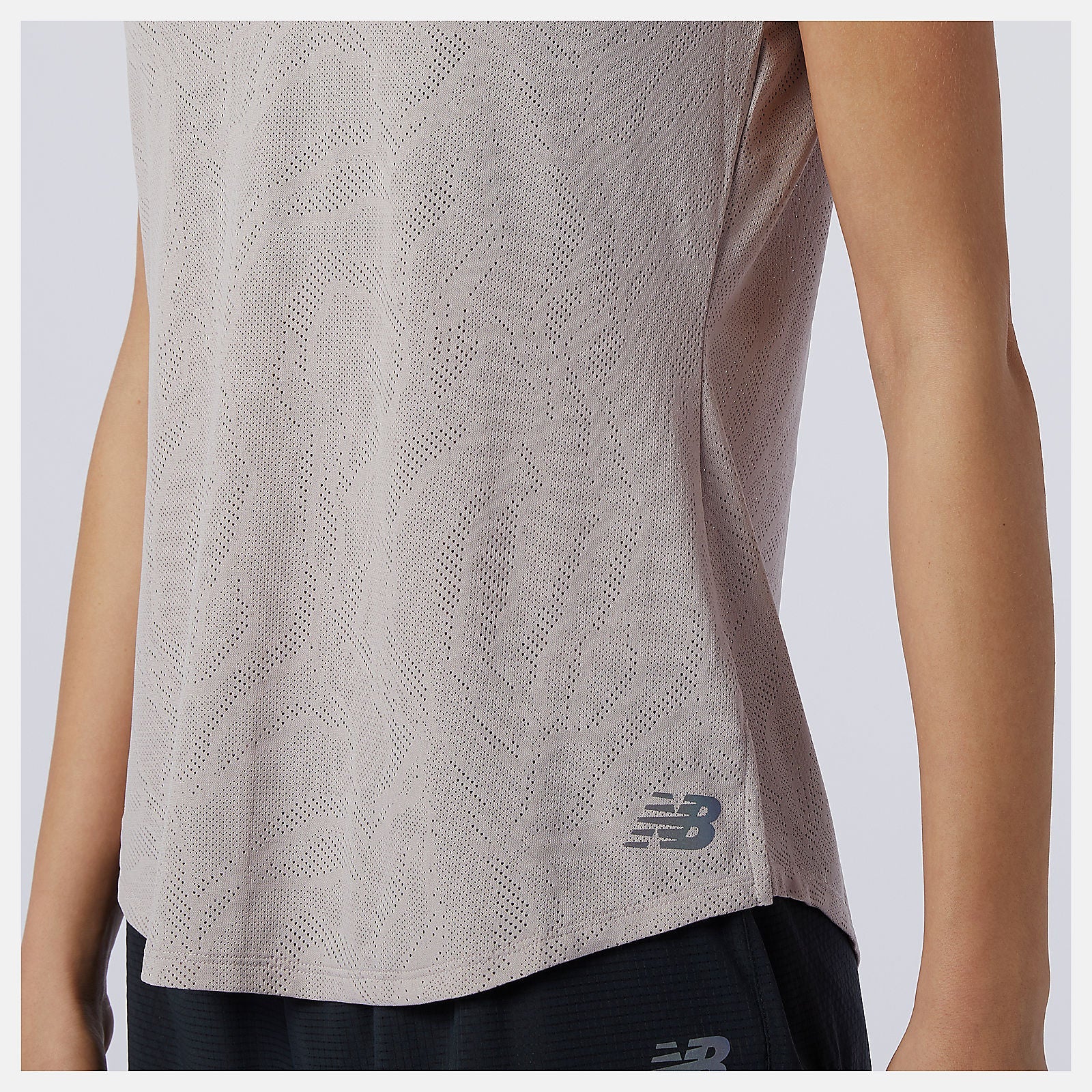 Q Speed Fuel Jacquard Short Sleeve | New Balance Clothing Logwood - Women