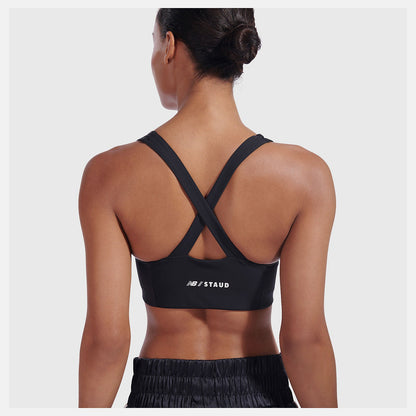 NB x Staud Crop Bra | New Balance Clothing Black - Women