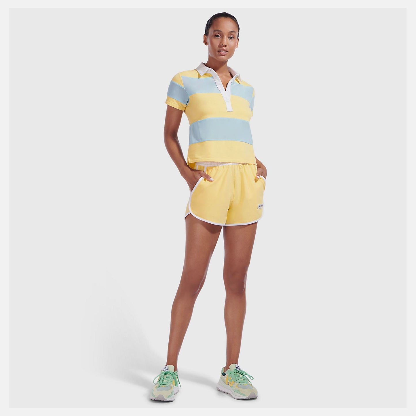 NB x Staud Polo | New Balance Clothing Yellow - Women