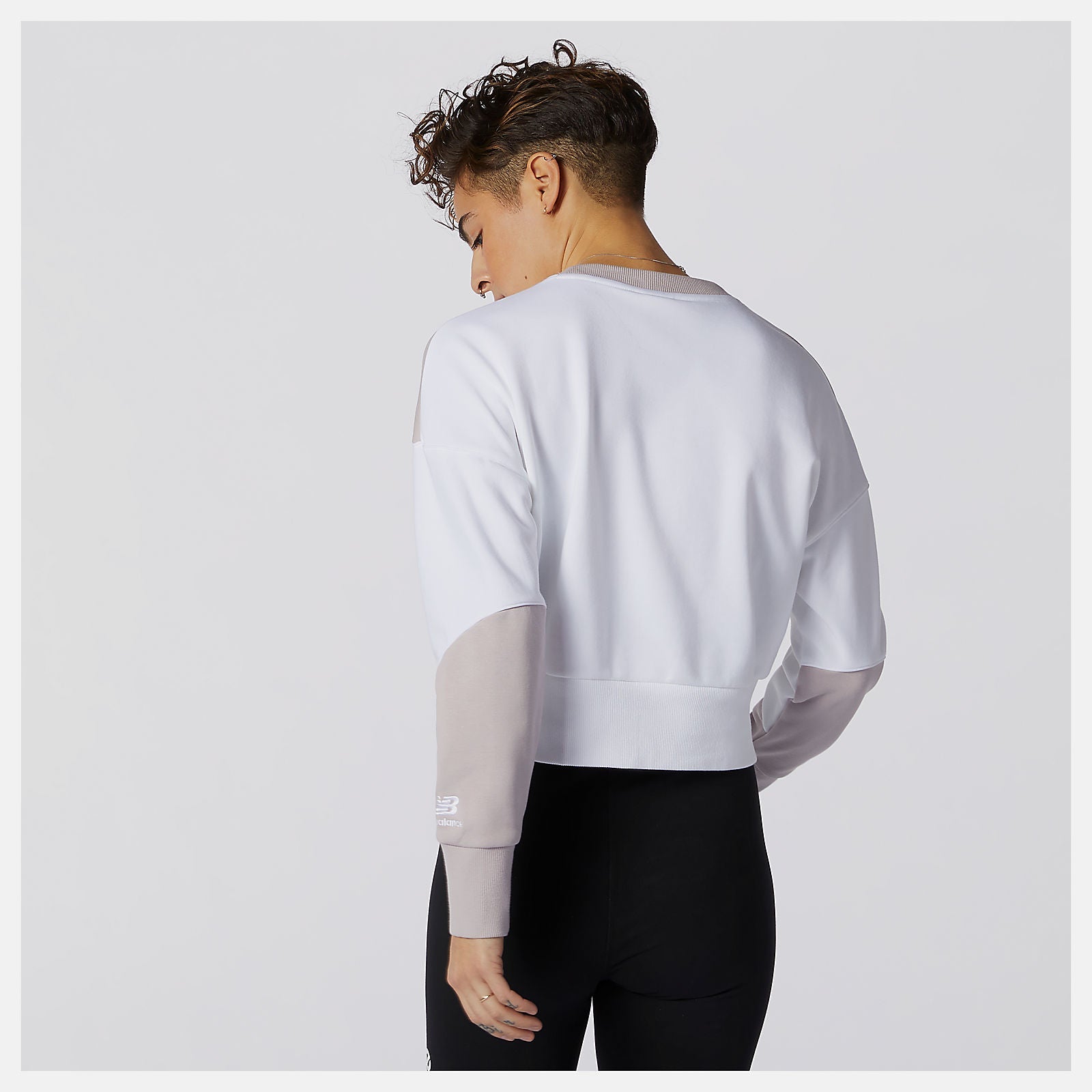 NB Athletics Crew Fleece | New Balance Clothing White Multi - Women