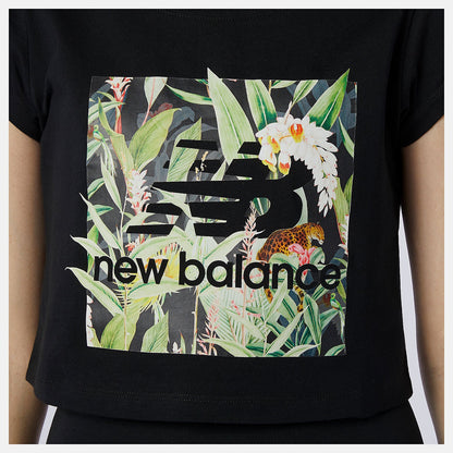 NB Essentials Botanical Tee | New Balance Clothing Black - Women