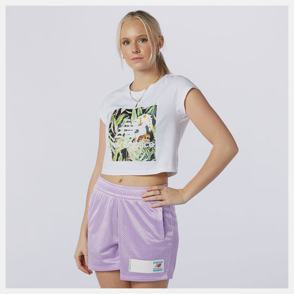 NB Essentials Botanical Tee | New Balance Clothing White - Women