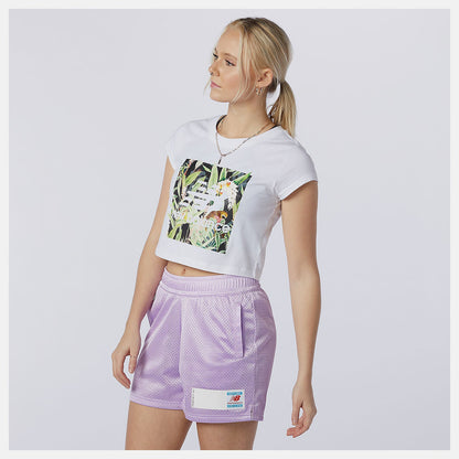 NB Essentials Botanical Tee | New Balance Clothing White - Women