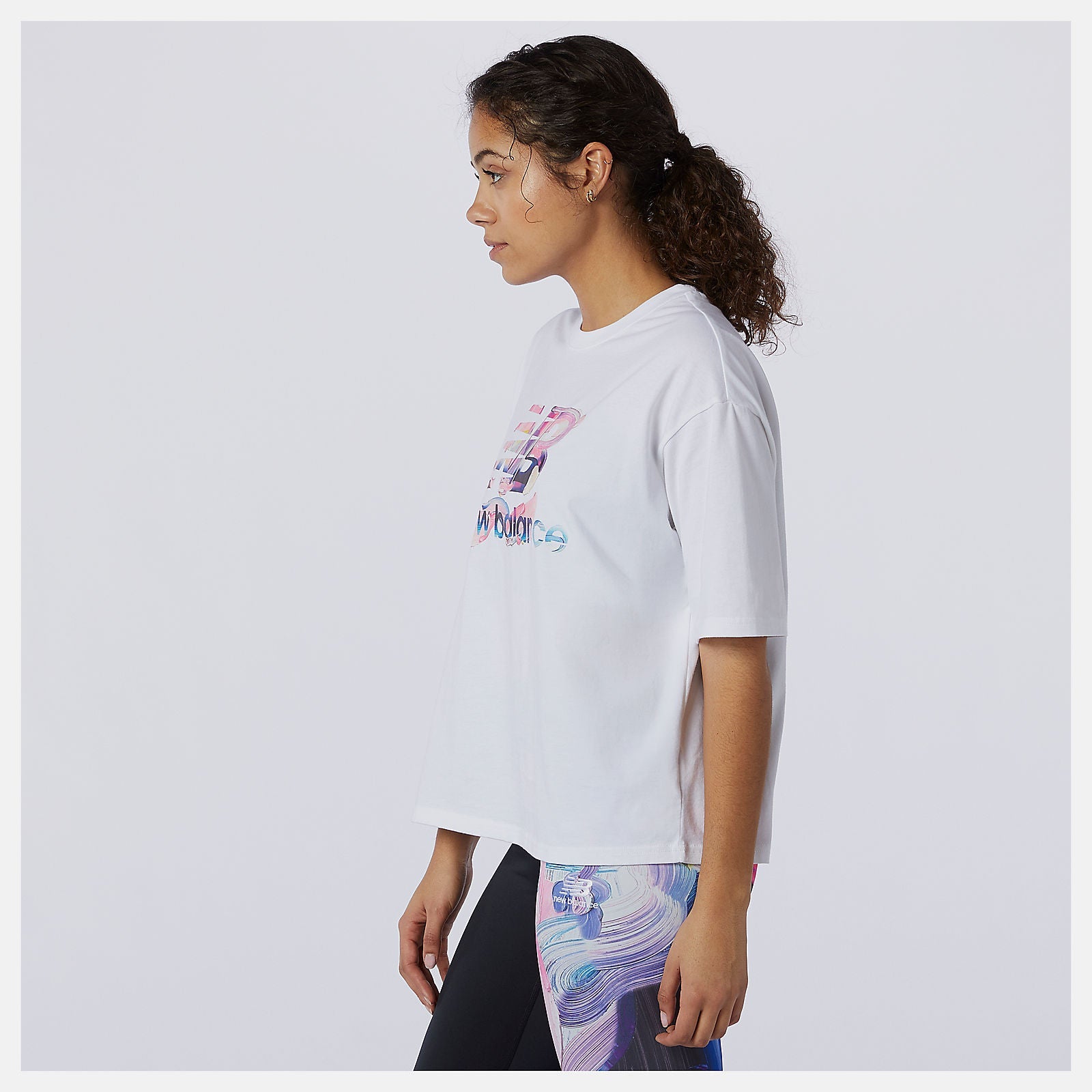 NB Athletics Erin Loree Graphic Tee | New Balance Clothing White - Women