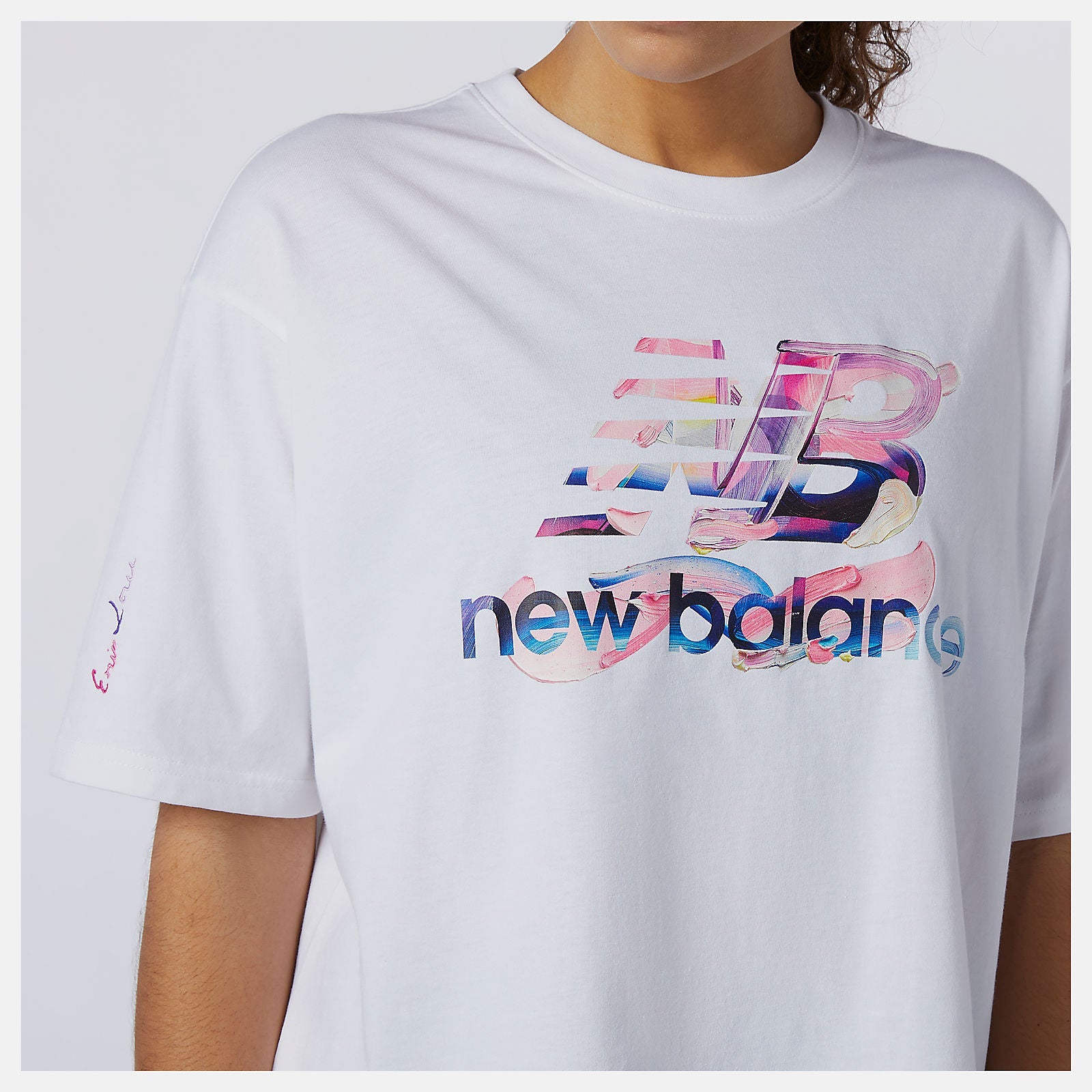 NB Athletics Erin Loree Graphic Tee | New Balance Clothing White - Women