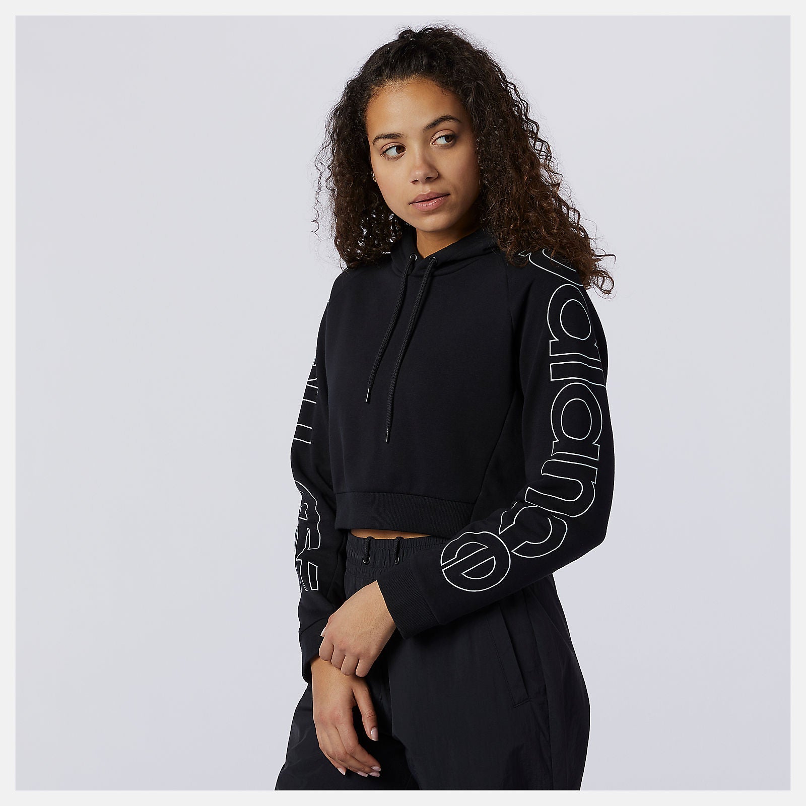 Sport Style Optiks Hoodie | New Balance Clothing Black - Women