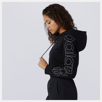 Sport Style Optiks Hoodie | New Balance Clothing Black - Women