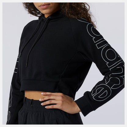 Sport Style Optiks Hoodie | New Balance Clothing Black - Women