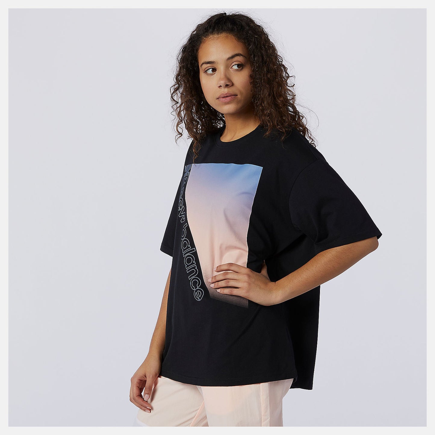 Sport Style Optiks Gradient Graphic Tee | New Balance Clothing Black - Women