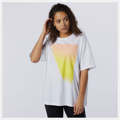 Sport Style Optiks Gradient Graphic Tee | New Balance Clothing White - Women