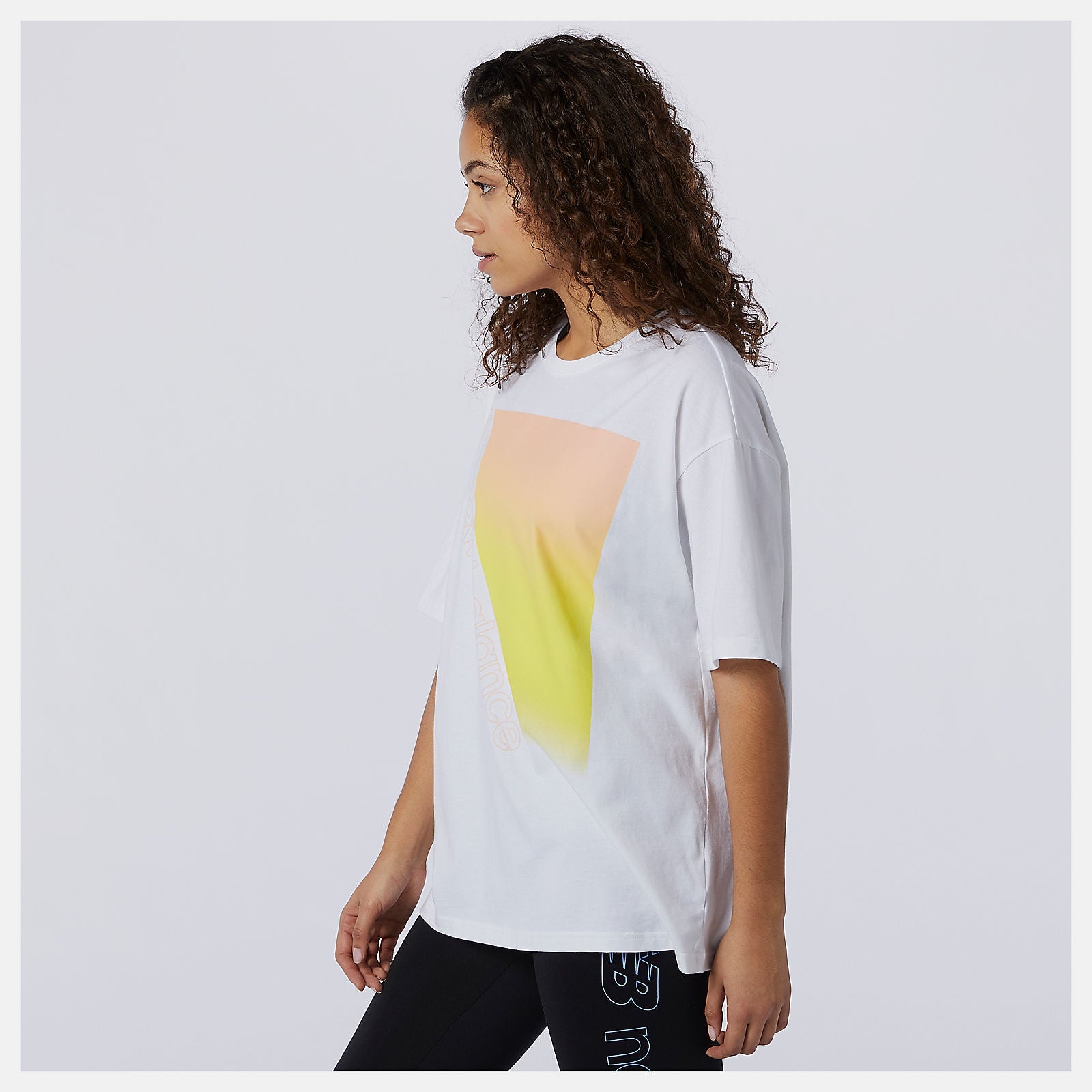 Sport Style Optiks Gradient Graphic Tee | New Balance Clothing White - Women