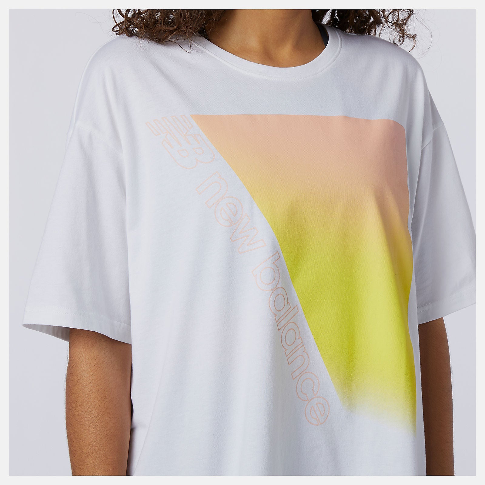 Sport Style Optiks Gradient Graphic Tee | New Balance Clothing White - Women