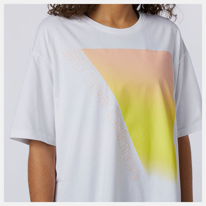 Sport Style Optiks Gradient Graphic Tee | New Balance Clothing White - Women