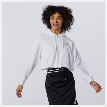 NB Athletics Collide Terry Hoodie | New Balance Clothing White - Women