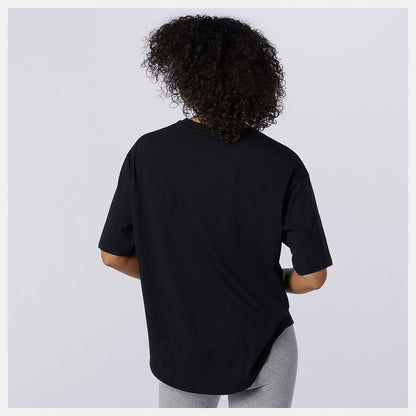 NB Athletics Collide Short Sleeve Tee | New Balance Clothing Black - Women