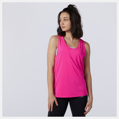 Relentless Sweat Tank | New Balance Clothing Pink Glo - Women