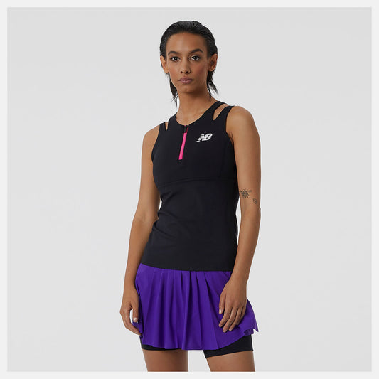 Tournament Keyhole Tank | New Balance Clothing Black - Women
