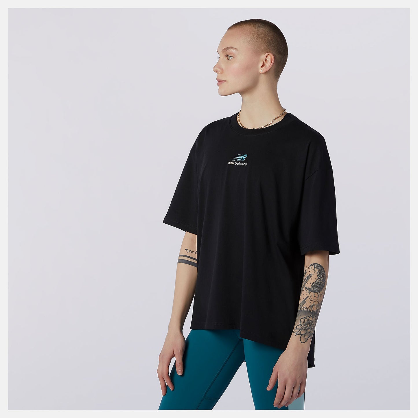 NB Athletics Higher Learning Graphic Tee | New Balance Clothing Black - Women