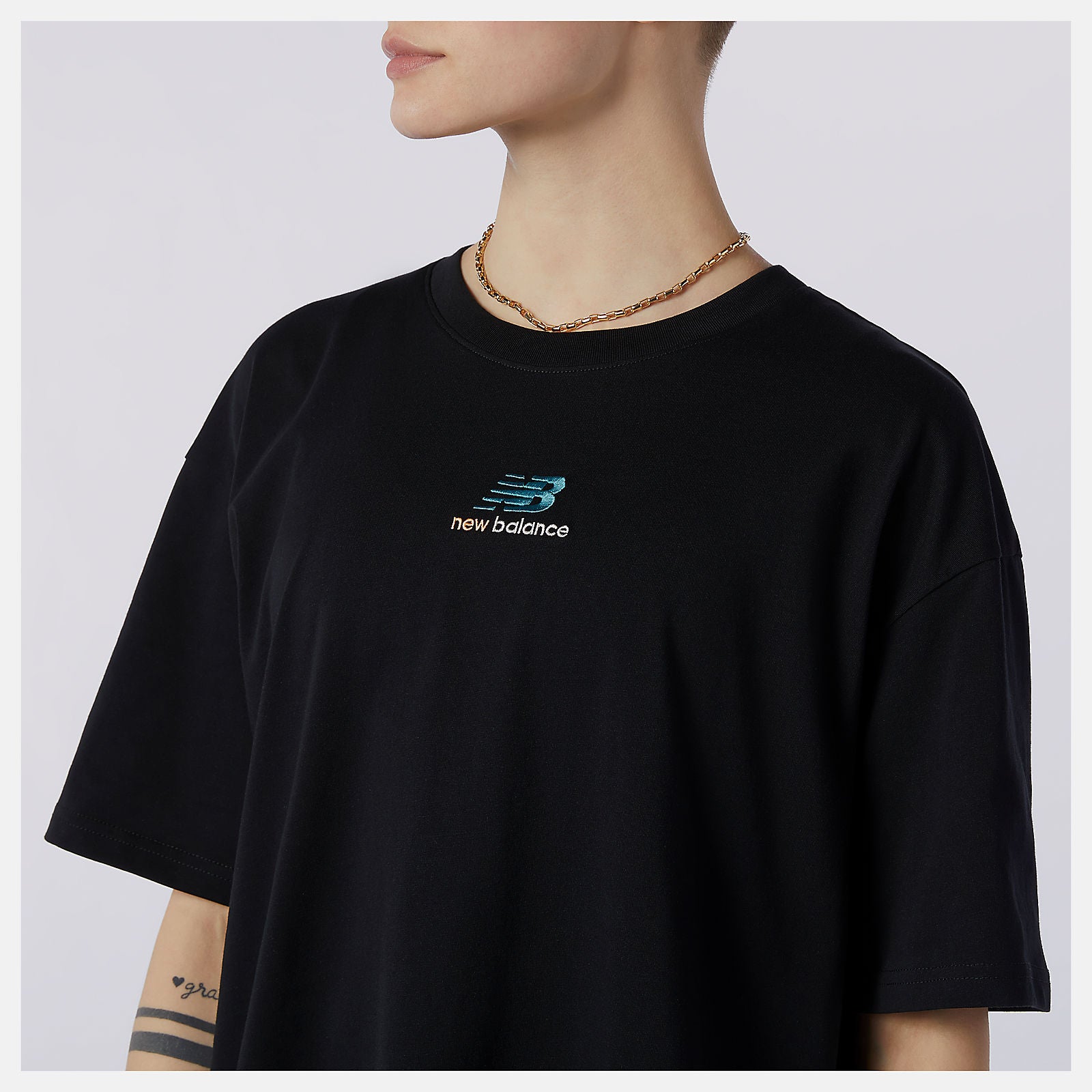 NB Athletics Higher Learning Graphic Tee | New Balance Clothing Black - Women