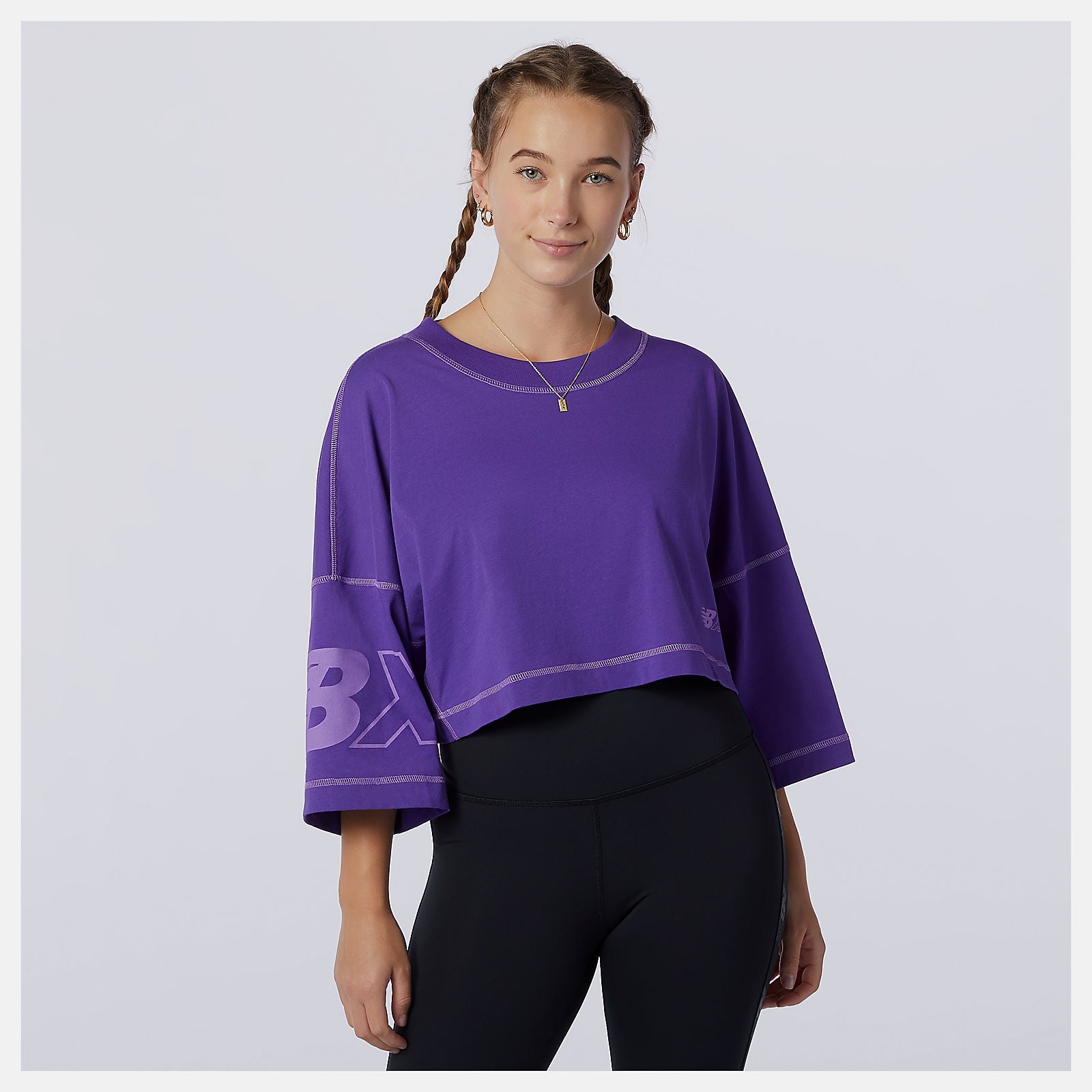 NB Essentials NBX Graphic Tee 2 | New Balance Clothing Prism Purple - Women