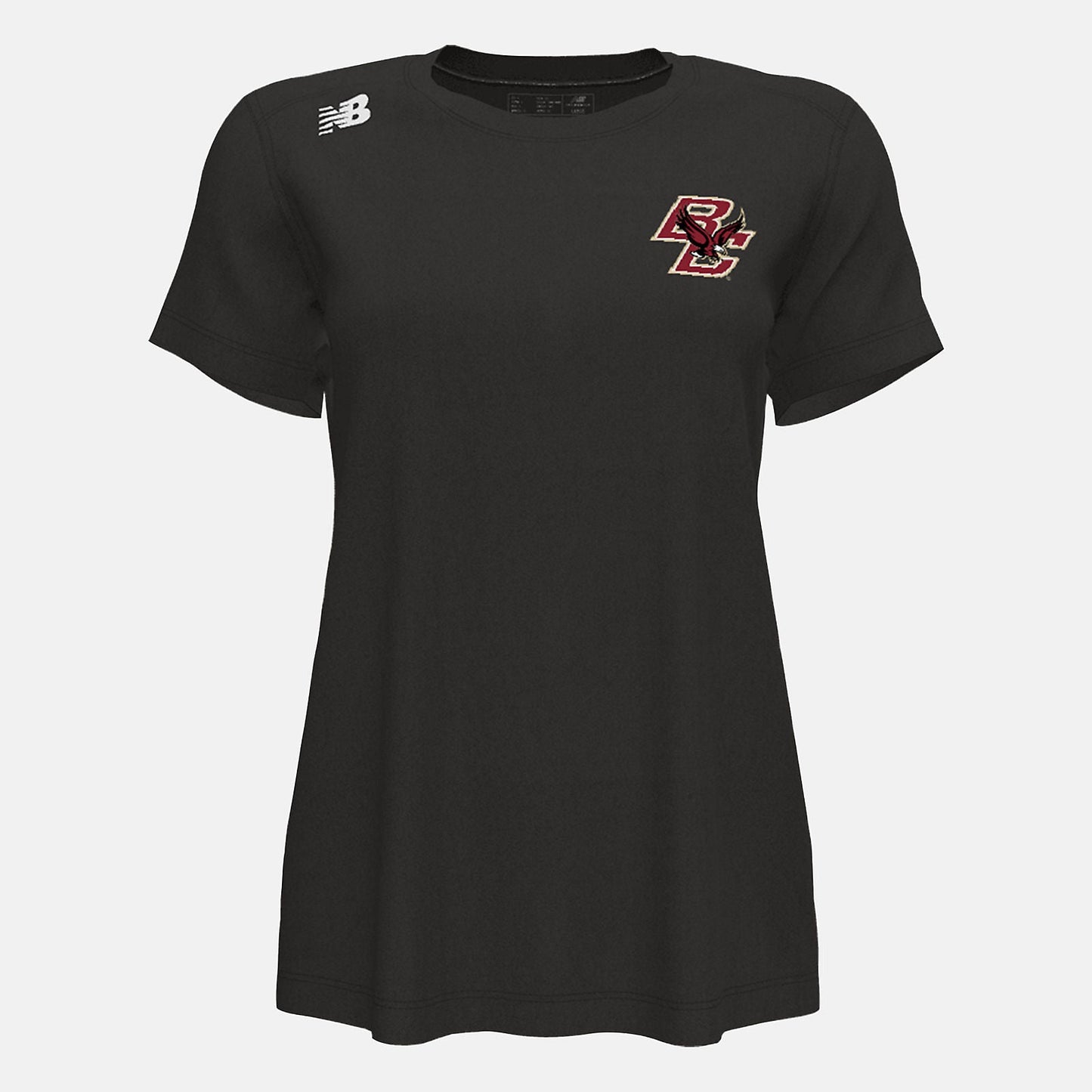NB Short Sleeve Tech Tee(Boston College) | New Balance Clothing Team Black - Women