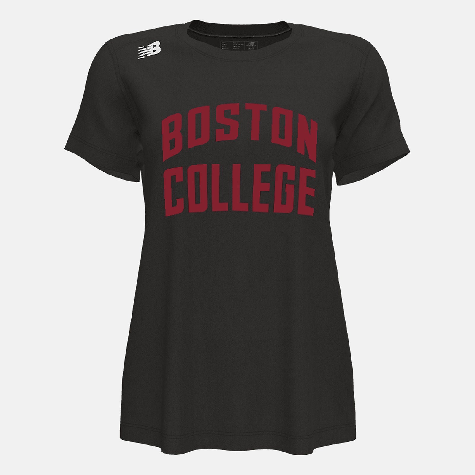 NB Short Sleeve Tech Tee(Boston College) | New Balance Clothing Team Black - Women