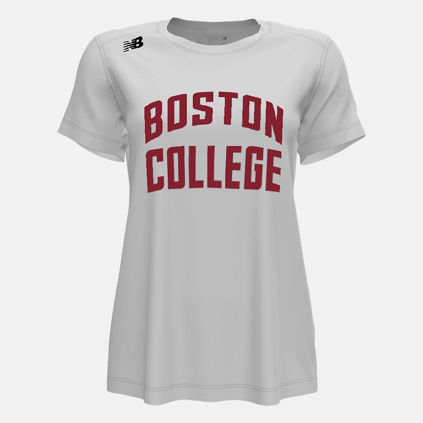 NB Short Sleeve Tech Tee(Boston College) | New Balance Clothing White - Women