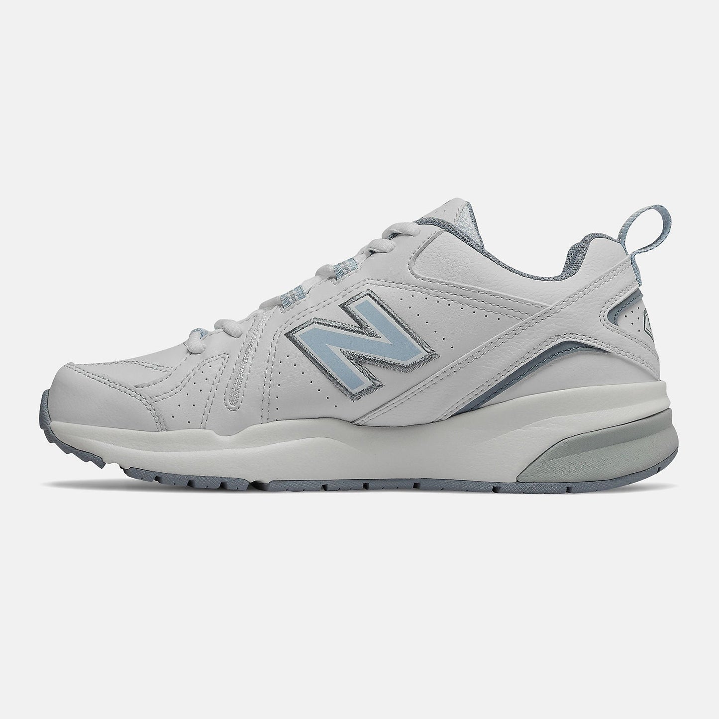 608v5 | New Balance Shoes White/Light Blue - Women