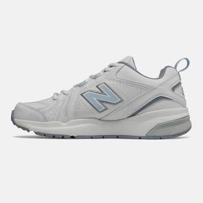 608v5 | New Balance Shoes White/Light Blue - Women
