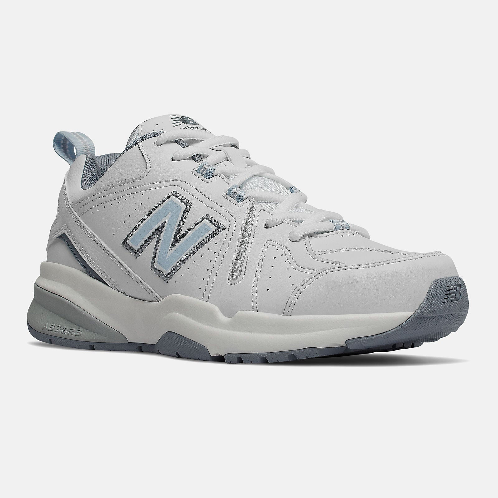 608v5 | New Balance Shoes White/Light Blue - Women