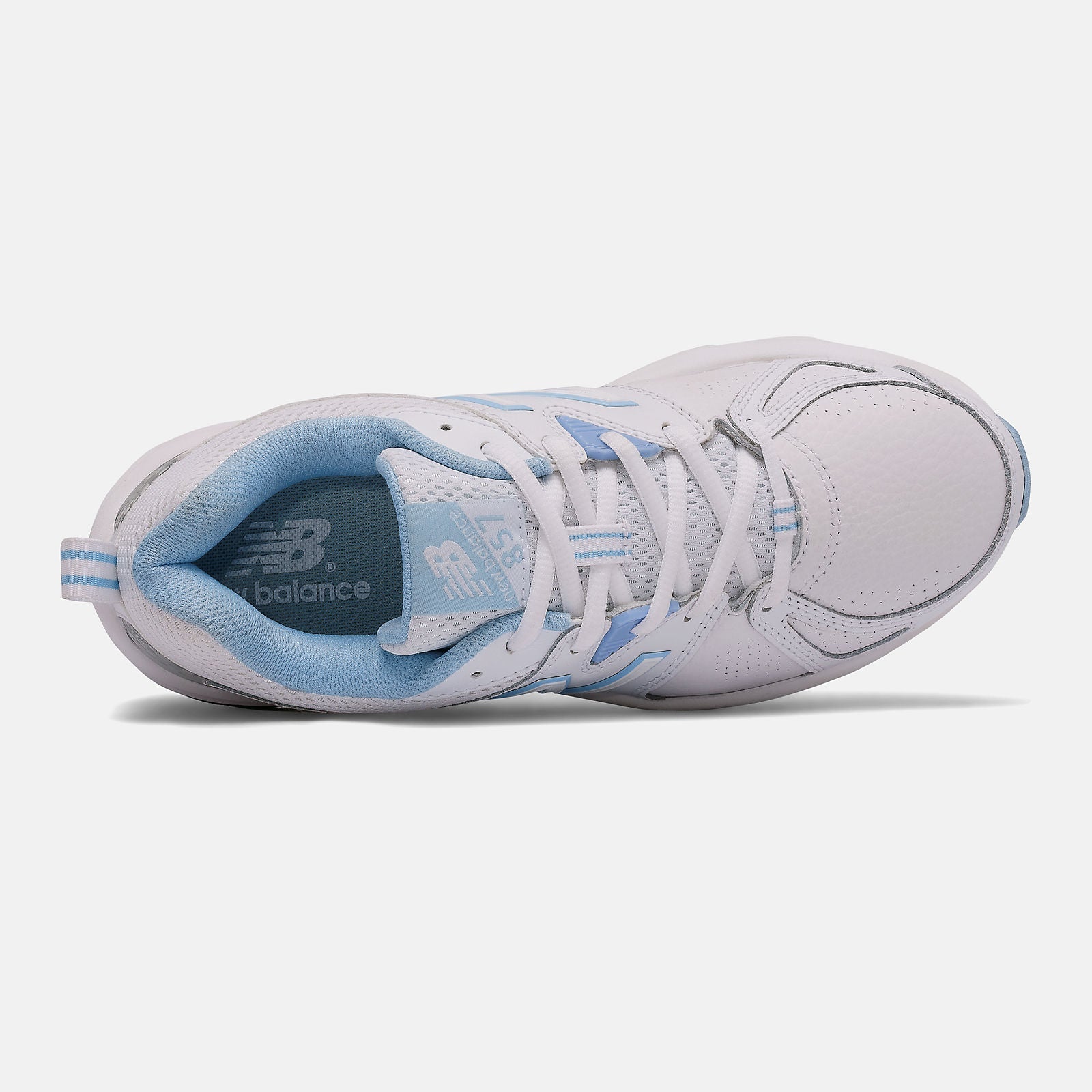 Women New Balance 857v2 | New Balance Shoes White/Light Blue - Women