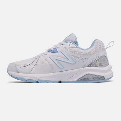 Women New Balance 857v2 | New Balance Shoes White/Light Blue - Women